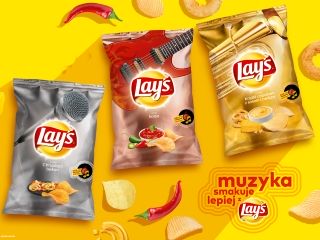 Pierwsza muzyczna kampania marki Lay’s - limitowane smaki.