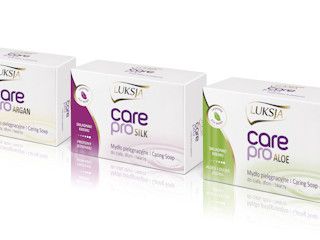 Naturalna moc składników - pielęgnacyjne mydła w kostce Luksja Care Pro.