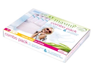 MASMI COMBO PACK zestaw do higieny intymnej dla pań 100% naturalnej bawełny.