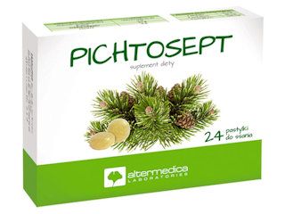 Pichtosept – sosnowy balsam na bolące gardło.