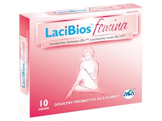 Ginekologiczny środek doustny Lacibios Femina.
