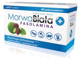 Suplement diety Morwa Biała Plus Fasolamina idealny przy odchudzaniu.