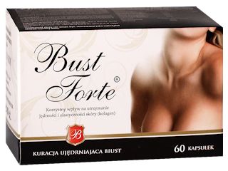 Suplement diety na ujędrnianie piersi Bust Forte.