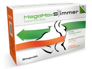 Suplement diety Mega Max Slimmer na odchudzanie.