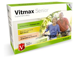 Suplement diety Vitmax Senior dla seniorów.