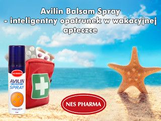 Avilin Balsam Spray – inteligentny opatrunek w wakacyjnej apteczce.