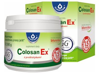 Suplement diety Colosan Ex® z probiotykami.