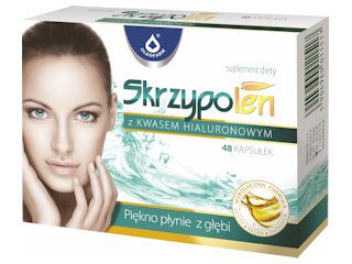 Suplement diety Skrzypolen z kwasem hialuronowym.
