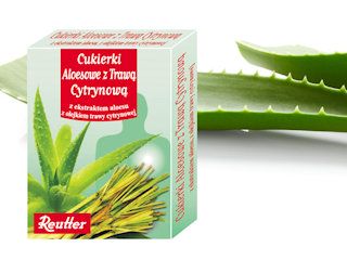 Cukierki Aloesowe z Trawą Cytrynową renomowanej firmy Reutter.