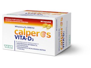 Suplement diety Calperos VITA-D3 na mocne kości i mięśnie!