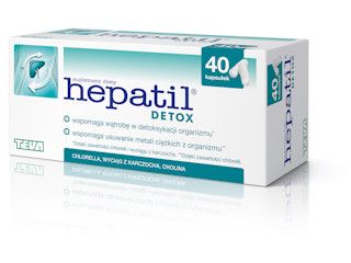 Hepatil Detox na ozyszczenie organizmu z toksyn.