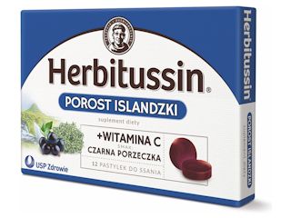 Suplement diety Herbitussin porost islandzki + witamina c.