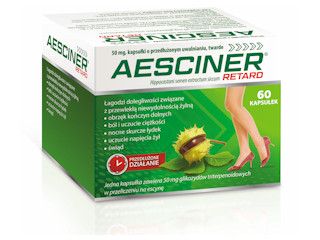 AESCINER® RETARD na niewydolność żylną.