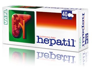 Suplement diety Hepatil dobry dla wątroby.