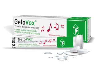 GeloVox - tabletki do ssania ból gardła.