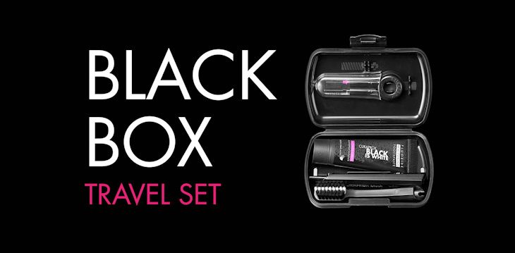 Curaprox BLACK BOX Travel Set – NOWOŚĆ!