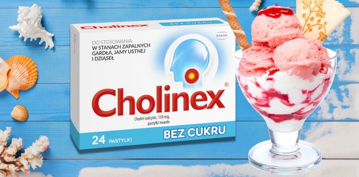 Sposób na uciążliwy ból gardła od Cholinex.