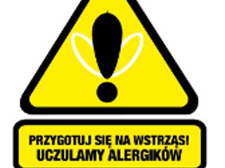 Etykiety z informacjami dla alergików.