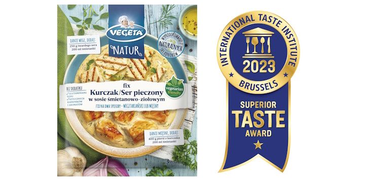 Vegeta wygrywa w prestiżowym konkursie Superior Taste Award 2023.