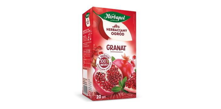 Nowość Herbapolu – Herbatka Granat.