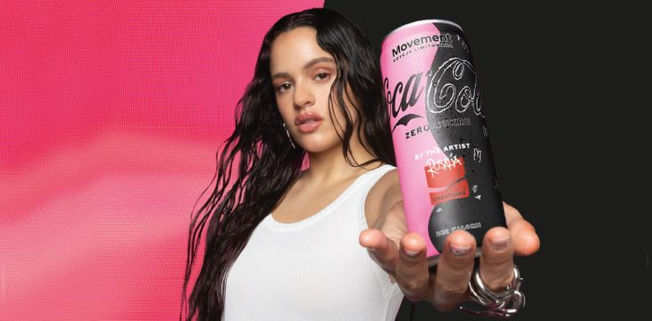 Coca-Cola wprowadza limitowaną edycję linii Coca-Cola Creations przygotowaną we współpracy ze zdobywczynią Grammy – Rosalíą.