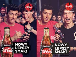 Robert Lewandowski w kampanii marki Coca-Cola Zero Cukru.