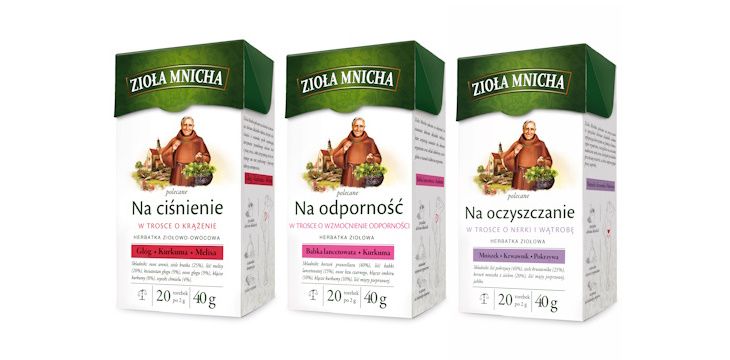 Herbatki funkcjonalne Zioła Mnicha – w trosce o zdrowie
