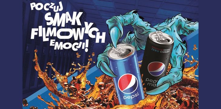 Podążaj za smakiem filmowych emocji w nowej kampanii Pepsi .
