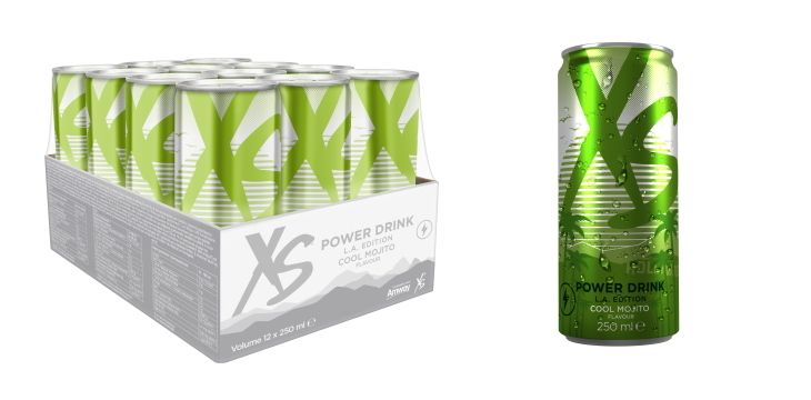 XS™ powraca z ulubionym XSTM Power Drink Cool Mojito w nowej szacie graficznej inspirowanej klimatem Los Angeles. 