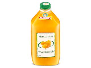 Moc witamin i najlepsze owoce w soku ze świeżo wyciskanych mandarynek od Andros!