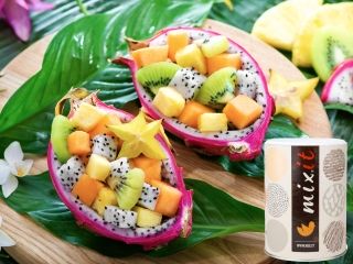 Dragon fruit & Melon - liofilizowane owoce Mixit.