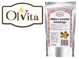 Mąka z orzecha włoskiego marki Ol’Vita – naturalne bogactwo smaku i aromatu.
