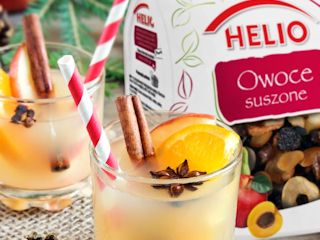 Najzdrowszy napój do świątecznych posiłków: kompot z suszonych owoców HELIO.