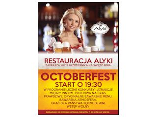 Octoberfest w restauracji Alyki w Smolcu.