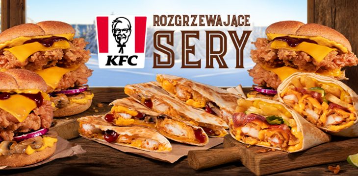 Rozgrzewające sery - zimowa promocja od KFC.