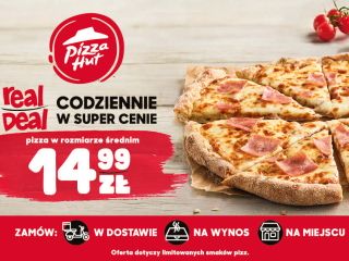 Od teraz gorąca pizza za jedyne 14,99 zł!