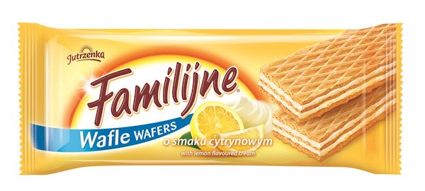 Familijne wafle cytrynowe