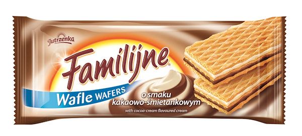 Familijne wafle kakaowo-śmietankowe