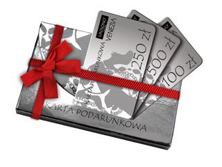 W firmowych salonach Venezia i Unisono jest już dostępna wspólna karta podarunkowa o nominałach 100zł, 250zł i 500zł. 