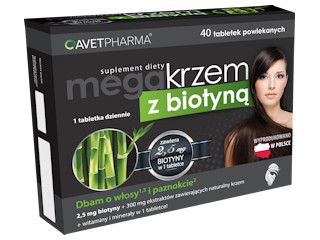 Konkurs Avet Pharma - suplementy diety Megakrzem z biotyną.