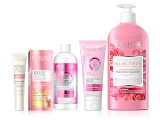 Konkurs Eveline Cosmetics - różowe kosmetyki do twarzy i ciała na jesień.