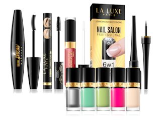 Konkurs La Luxe - kosmetyki do makijażu i lakiery do paznokci.