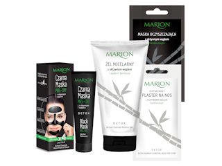 Konkurs Marion - kosmetyki oczyszczające z aktywnym węglem.