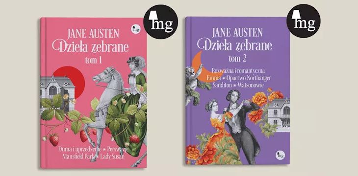Konkurs wydawnictwa MG - Jane Austen. Dzieła zebrane. Tom I i II.