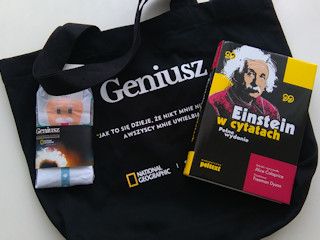 Konkurs National Geographic - gadżety z serii „Geniusz”.