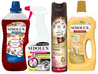Konkurs Sidolux - płyny do czyszczenia.